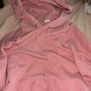 Pink hoodie